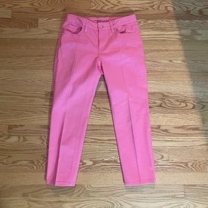 Liz Claiborne Denim Jackie Bubblegum Pink Pants